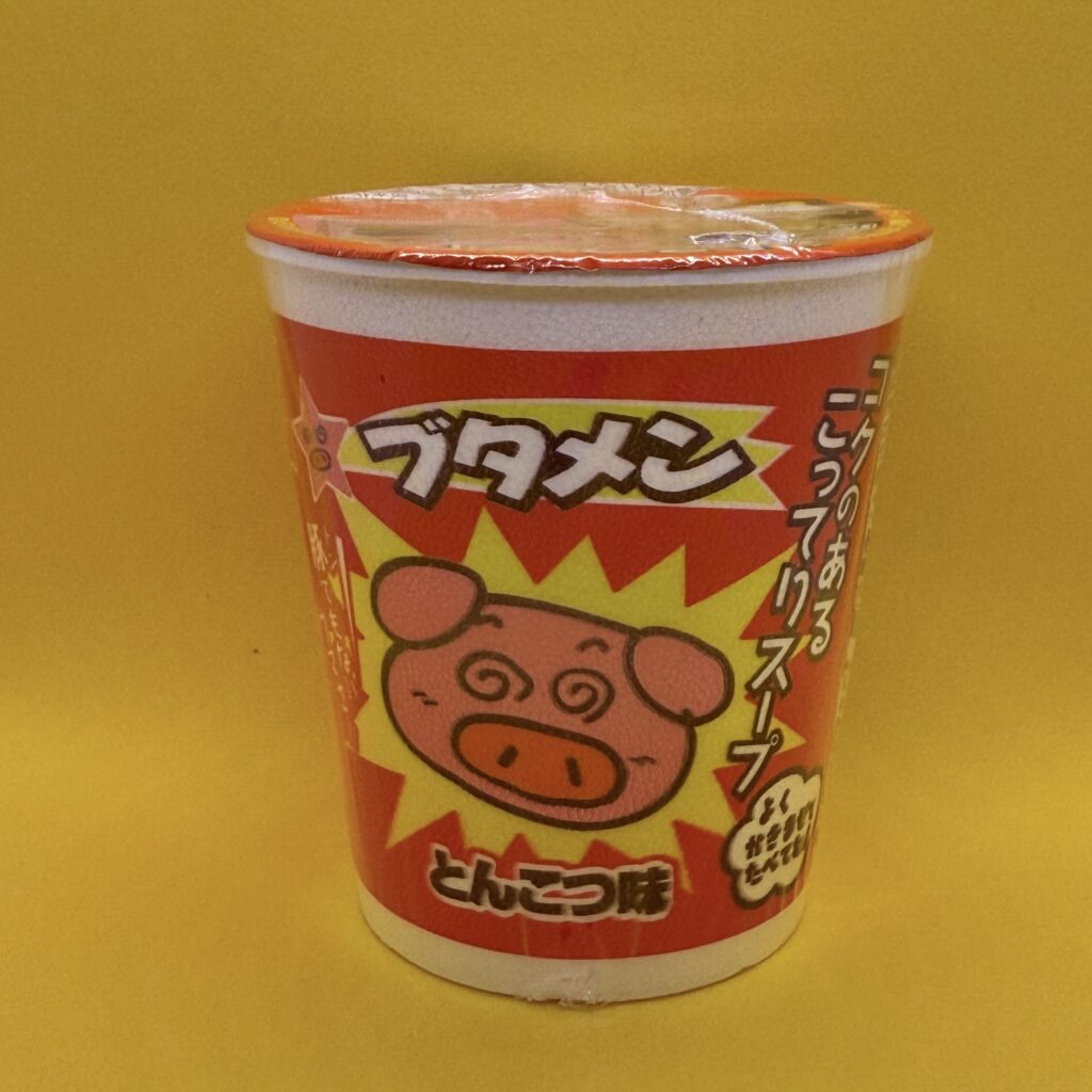 Butamen mini cup noodle snack.