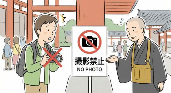 Photography prohibited sign